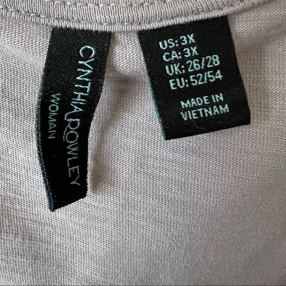 Cynthia Rowley Gray Jeweled Tank Top - Picture 4 of 8